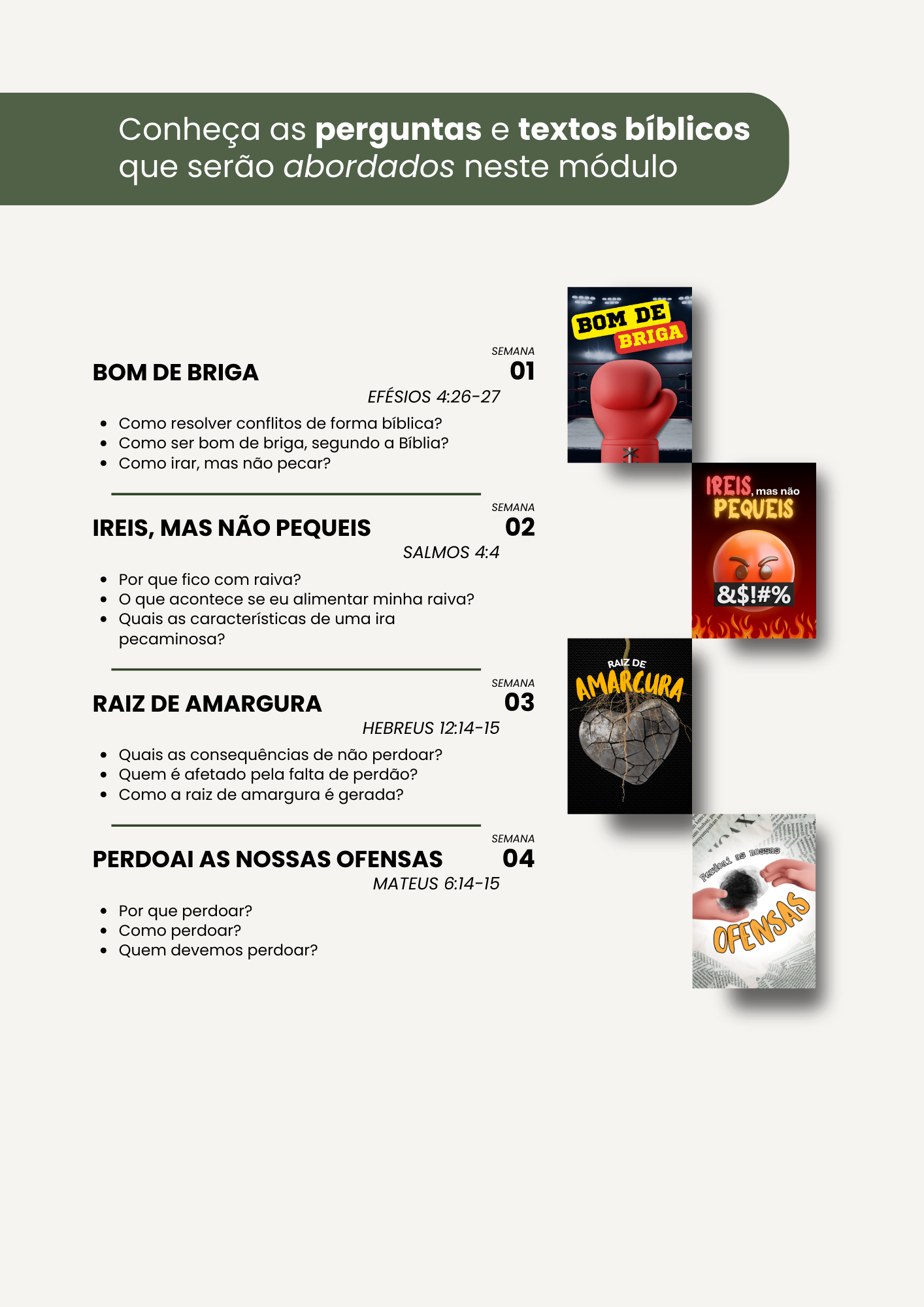 Ireis, mas não pequeis | Currículo sobre Perdão e Reconciliação (PDF)