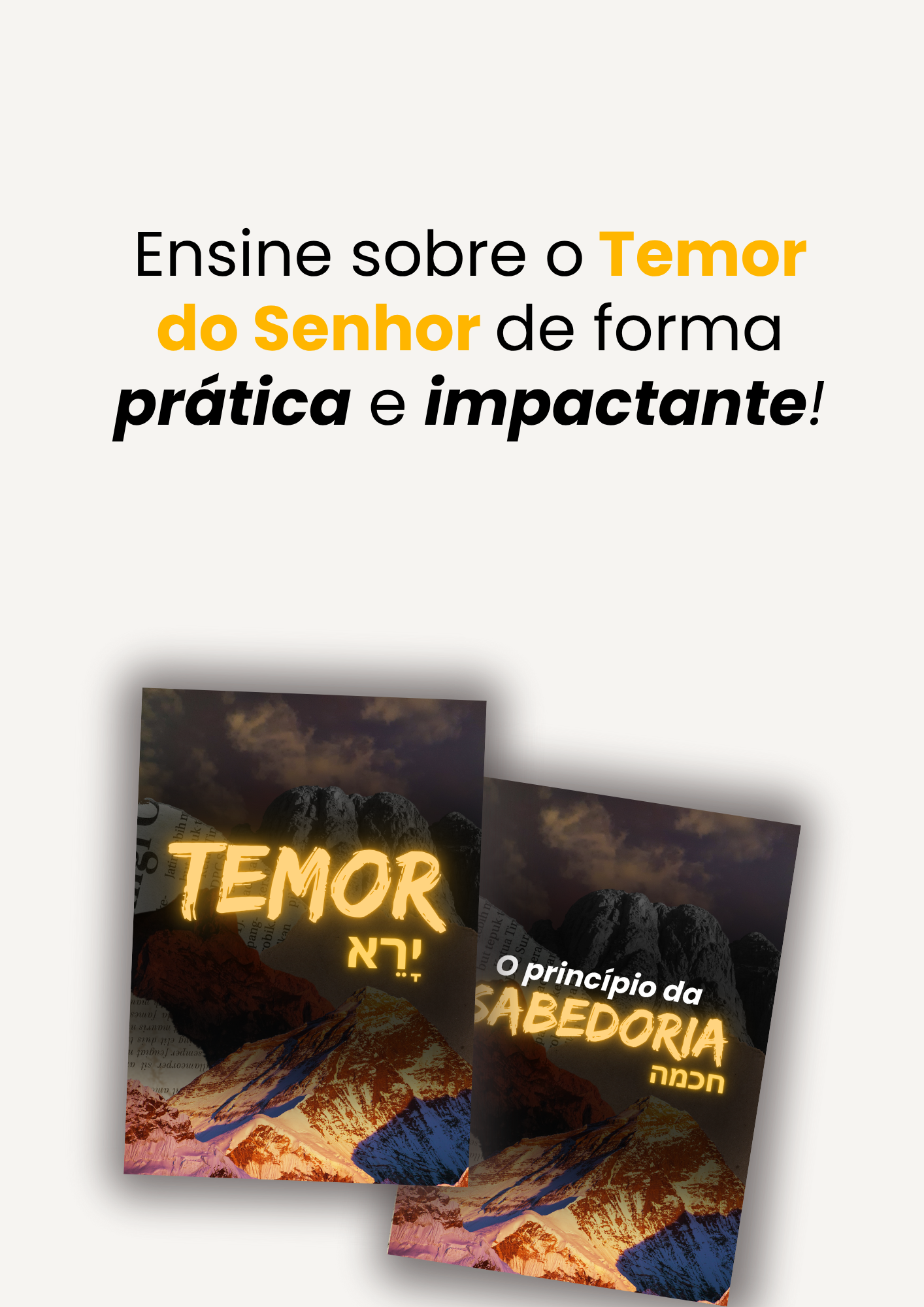 No Pé do Monte | Currículo sobre o Temor do Senhor (PDF)